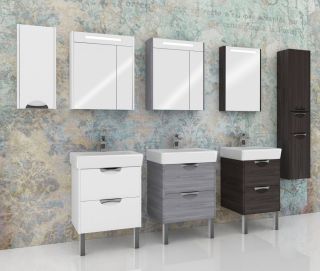 Тумба под раковину Акватон Сильва 60см дуб полярный 1A211801SIW70